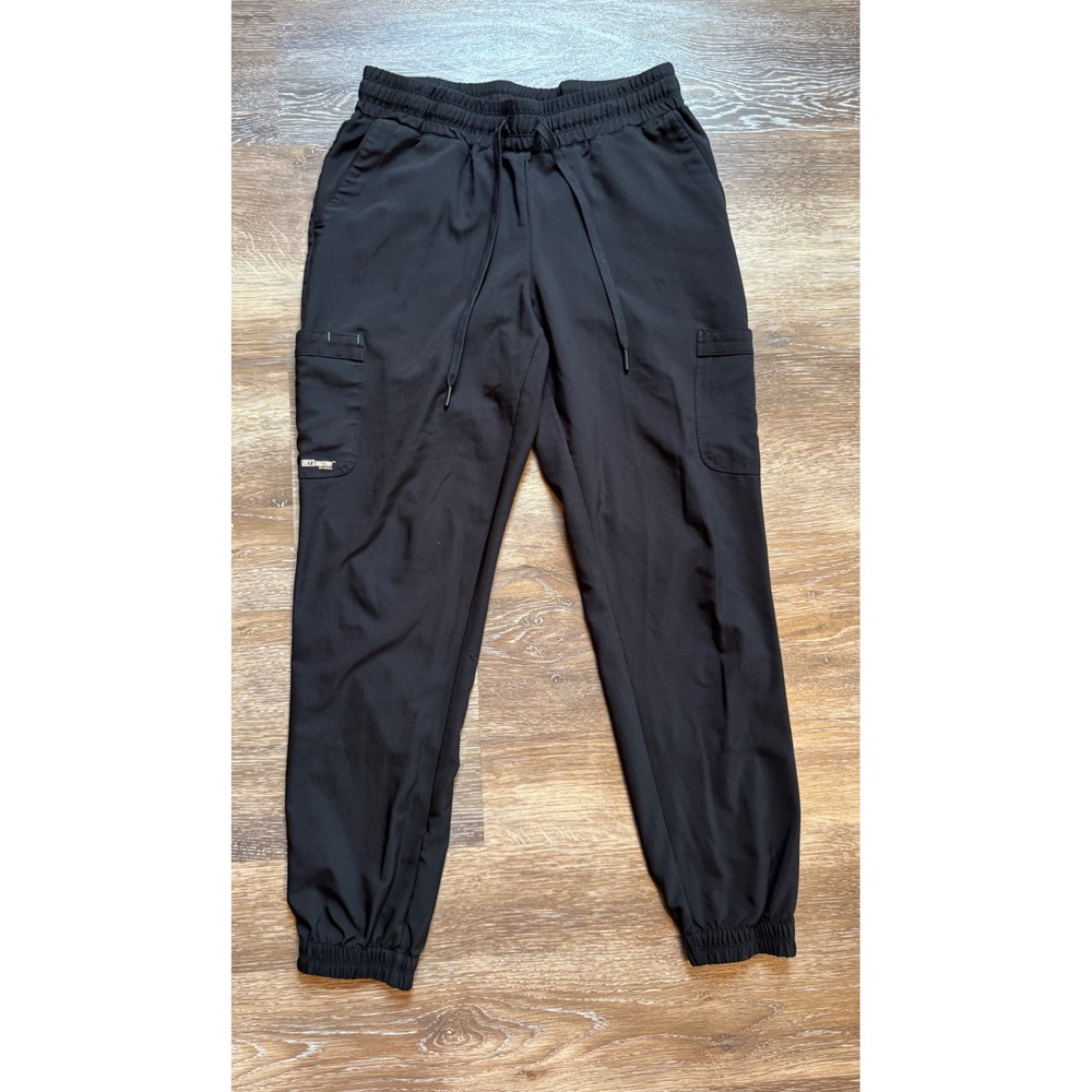 Greys Anatomy by Barco Evolve Black Jogger Scrub Pants Womens Small Like New!